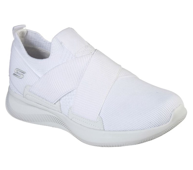 Skechers Bobs Sport Squad 2 - Kid Cool - Womens Slip On Shoes White [AU-IV5310]